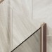 Шторка на ванну Maybah Glass 500x1400 поворотная на монопетле Бронза стекло бронзовое матовое