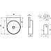 Раковина Ravak Yard 40 XJX0D040000 Черная матовая