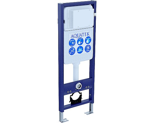 Инсталляция Aquatek Standart 37 INS-0000017 для унитаза без клавиши смыва