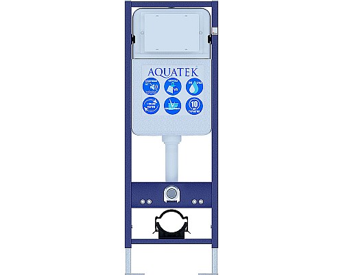 Инсталляция Aquatek Standart 37 INS-0000017 для унитаза без клавиши смыва