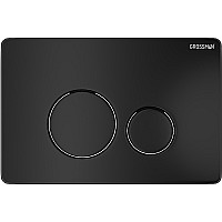 Клавиша смыва Grossman Style 700.K31.05.21M.21M Черная матовая