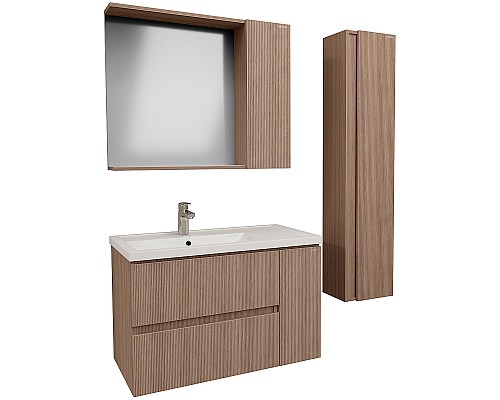 Зеркало со шкафом Grossman Юнит 80 208011 Кадена вуд