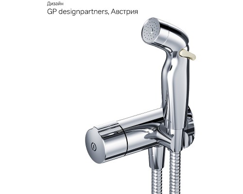 Гигиенический душ со смесителем AM.PM X-Joy TouchReel F0H85A500 Хром