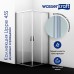 Душевой уголок WasserKRAFT Lippe 150x100 профиль Серебристый стекло прозрачное