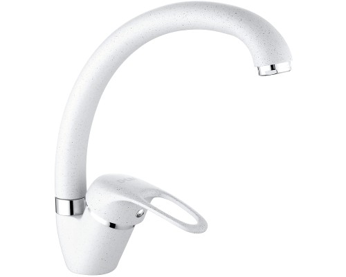 Смеситель для кухни D-Lin D150409-C Белый матовый