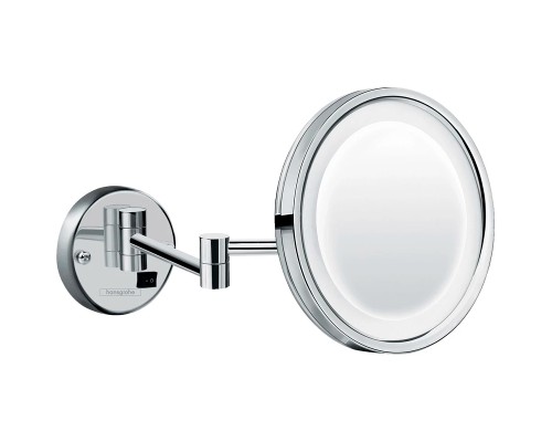 Косметическое зеркало Hansgrohe Logis Universal с подсветкой с увеличением Хром