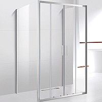 Душевой уголок Cezares Molveno 170x90 MOLVENO-AH-22-170/90-C-Cr-IV профиль Хром стекло прозрачное