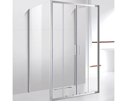 Душевой уголок Cezares Molveno 170x90 MOLVENO-AH-22-170/90-C-Cr-IV профиль Хром стекло прозрачное