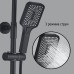 Душевая система ALMAes GaLaxy SDI-1801 с термостатом Черная матовая