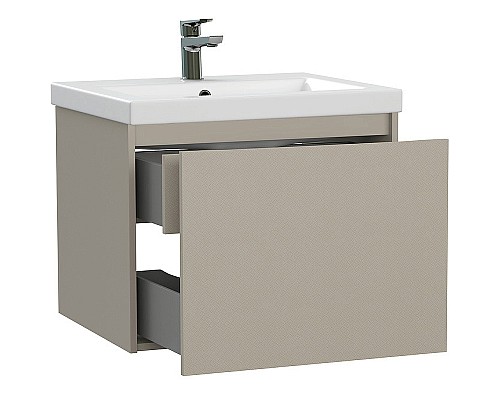 Тумба под раковину Cersanit Grande 60 64309 подвесная Бежевая