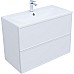 Тумба под раковину Aquanet Арт 90 313256 подвесная Белая матовая