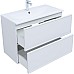 Тумба под раковину Aquanet Арт 90 313256 подвесная Белая матовая