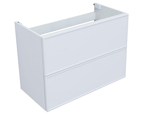 Тумба под раковину Aquanet Арт 90 313256 подвесная Белая матовая