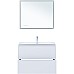 Тумба под раковину Aquanet Арт 90 313256 подвесная Белая матовая