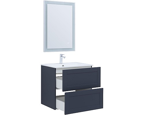 Тумба под раковину Aquanet Терра 70 313244 подвесная Маренго