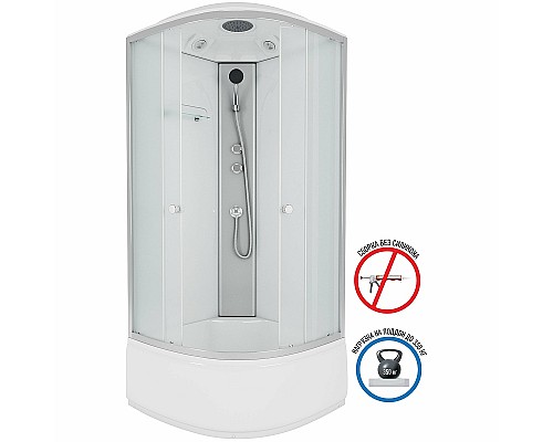 Душевая кабина Niagara Eco 80x80 E80/40/MT без гидромассажа