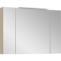 Зеркальный шкаф Roca Oleta 100 A857648515 с подсветкой Капучино