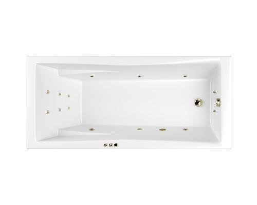 Акриловая ванна Whitecross Palace 180х80 0104.180080.100.SMART.BR с гидромассажем