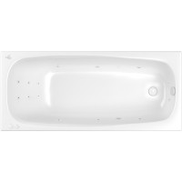 Акриловая ванна Whitecross Layla Slim 180x80 с гидромассажем