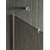 Душевая перегородка Maybah Glass 1090x1950 в узком профиле Хром матовый стекло бронзовое матовое
