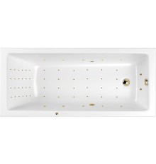 Акриловая ванна Whitecross Wave Slim 180x80 с гидромассажем