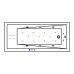 Акриловая ванна Whitecross Wave 160x80 с гидромассажем