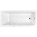 Акриловая ванна Whitecross Wave 180x80 0101.180080.100.ULTRANANO.GL с гидромассажем