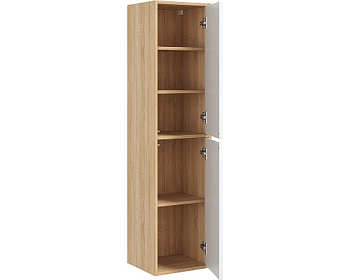 Шкаф пенал Onika Дайлер 35 403568 подвесной Белый Дуб сонома