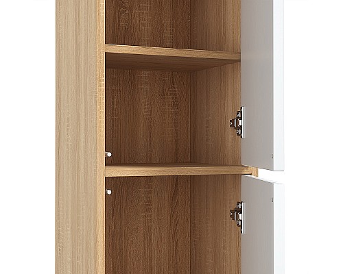 Шкаф пенал Onika Дайлер 35 403568 подвесной Белый Дуб сонома