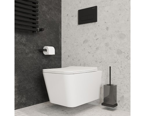 Унитаз Aqueduto Macio MAC0110 подвесной Белый глянцевый с сиденьем Микролифт