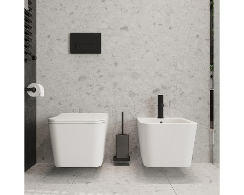 Унитаз Aqueduto Macio MAC0110 подвесной Белый глянцевый с сиденьем Микролифт