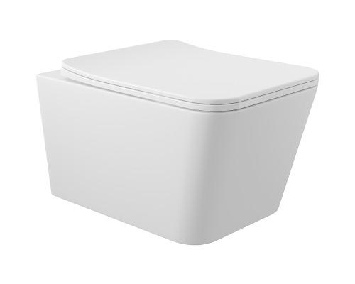 Унитаз Aqueduto Macio MAC0120 подвесной Белый матовый с сиденьем Микролифт