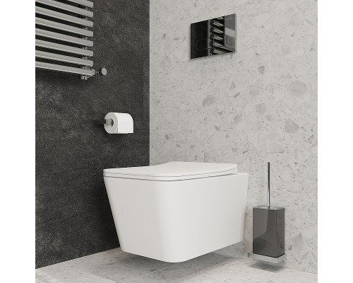 Унитаз Aqueduto Macio MAC0120 подвесной Белый матовый с сиденьем Микролифт