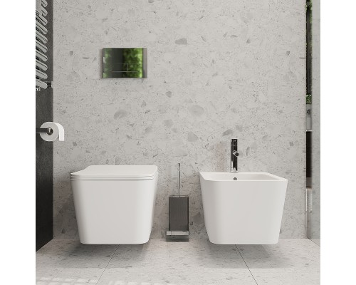 Унитаз Aqueduto Macio MAC0120 подвесной Белый матовый с сиденьем Микролифт