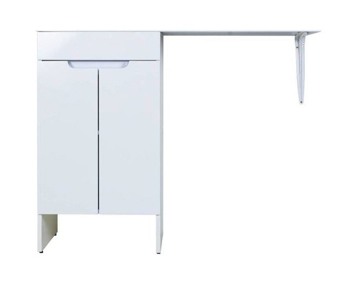 Тумба с раковиной Orange Sistema 120 L STD-120TUW+RAL Белая глянцевая