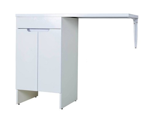 Тумба с раковиной Orange Sistema 120 L STD-120TUW+RAL Белая глянцевая