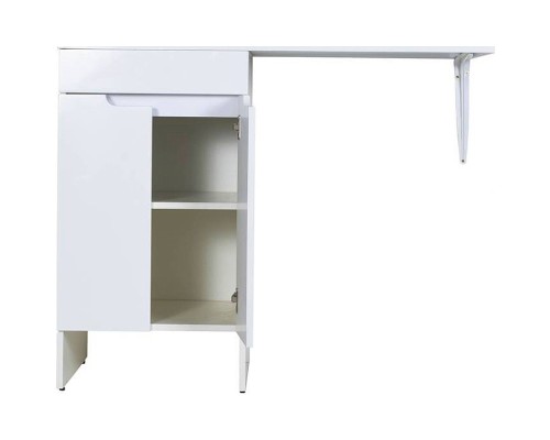 Тумба с раковиной Orange Sistema 120 L STD-120TUW+RAL Белая глянцевая