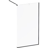 Душевая перегородка AM.PM Func 110 W84WI-110-F1-BTE профиль Черный стекло прозрачное