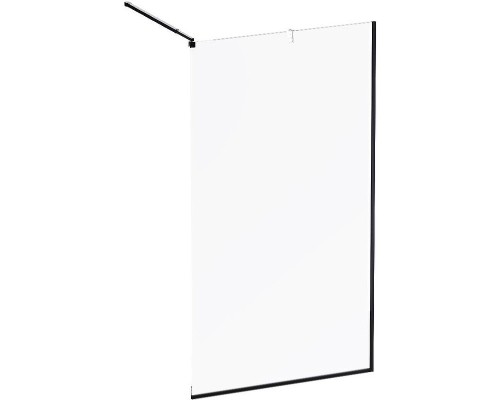 Душевая перегородка AM.PM Func 110 W84WI-110-F1-BTE профиль Черный стекло прозрачное