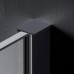 Душевая перегородка AM.PM Func 110 W84WI-110-F1-BTE профиль Черный стекло прозрачное