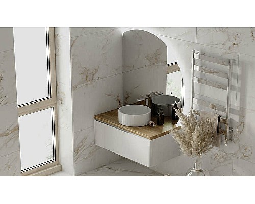 Зеркало Jorno Solis New 106 SolN.02.106/W/JR с подсветкой с бесконтактным выключателем