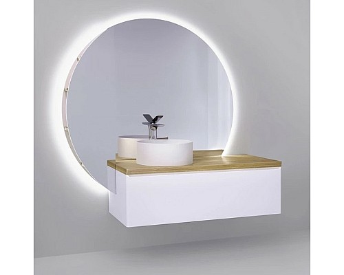 Зеркало Jorno Solis New 106 SolN.02.106/W/JR с подсветкой с бесконтактным выключателем