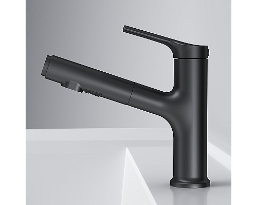 Смеситель для раковины AM.PM X-Joy F85B02922 Черный матовый