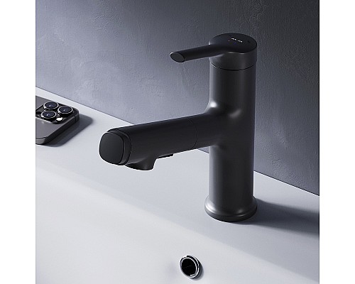 Смеситель для раковины AM.PM X-Joy F85B02922 Черный матовый