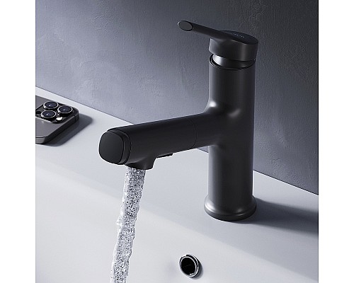 Смеситель для раковины AM.PM X-Joy F85B02922 Черный матовый