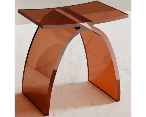 Стульчик для ванной Abber Kristall AT1739Opal Коричневый