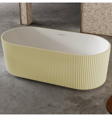 Ванна из искусственного камня Abber Stein 170x75 AS9601MS Песочная матовая без гидромассажа