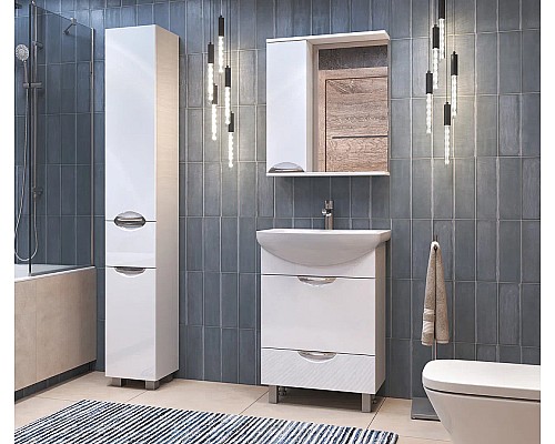 Зеркало со шкафом Vigo Callao 60 L z.CAL.60.L Белое