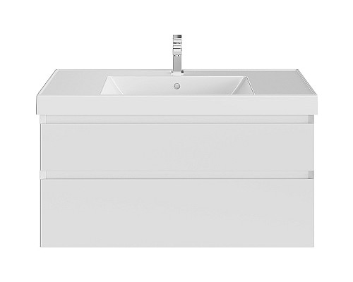 Тумба под раковину Kerama Marazzi Cubo 100 CUB.100.2\WHT.M подвесная Белая матовая Тумба под раковину Kerama Marazzi Cubo 100 CUB.100.2\WHT.M подвесная Белая матовая