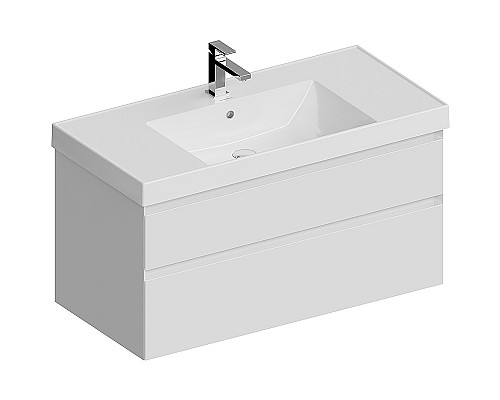 Тумба под раковину Kerama Marazzi Cubo 100 CUB.100.2\WHT.M подвесная Белая матовая Тумба под раковину Kerama Marazzi Cubo 100 CUB.100.2\WHT.M подвесная Белая матовая